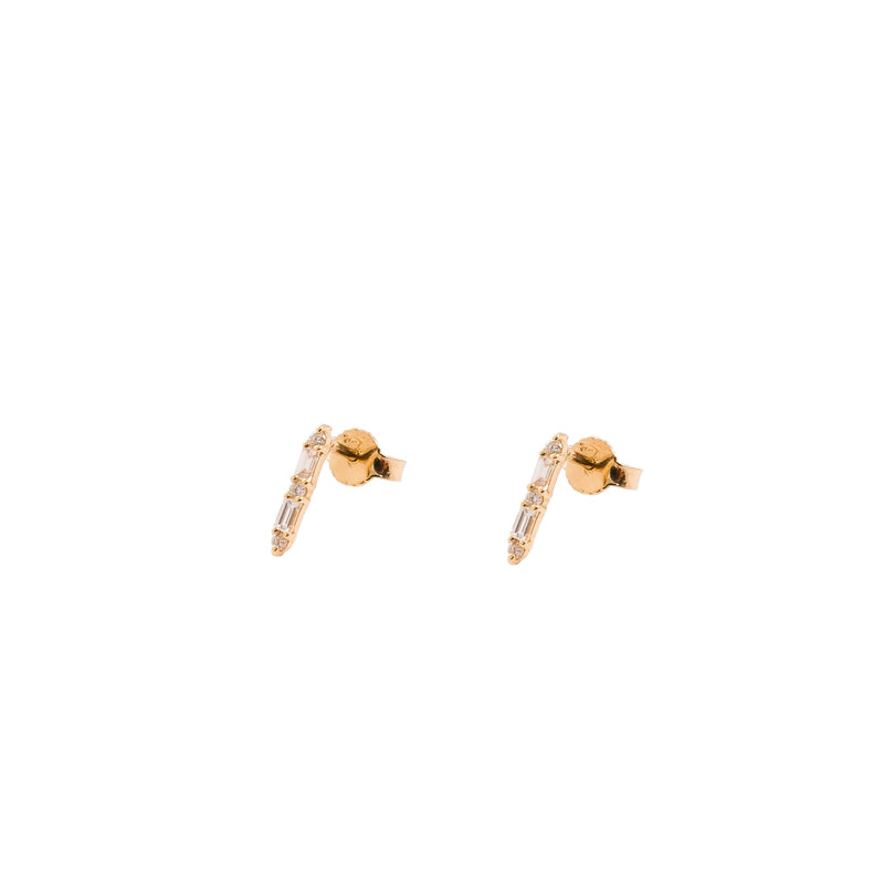 Small Bar Earrings Pair