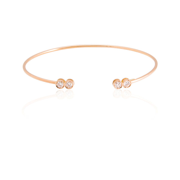 Yellow Quad Stud Bracelet