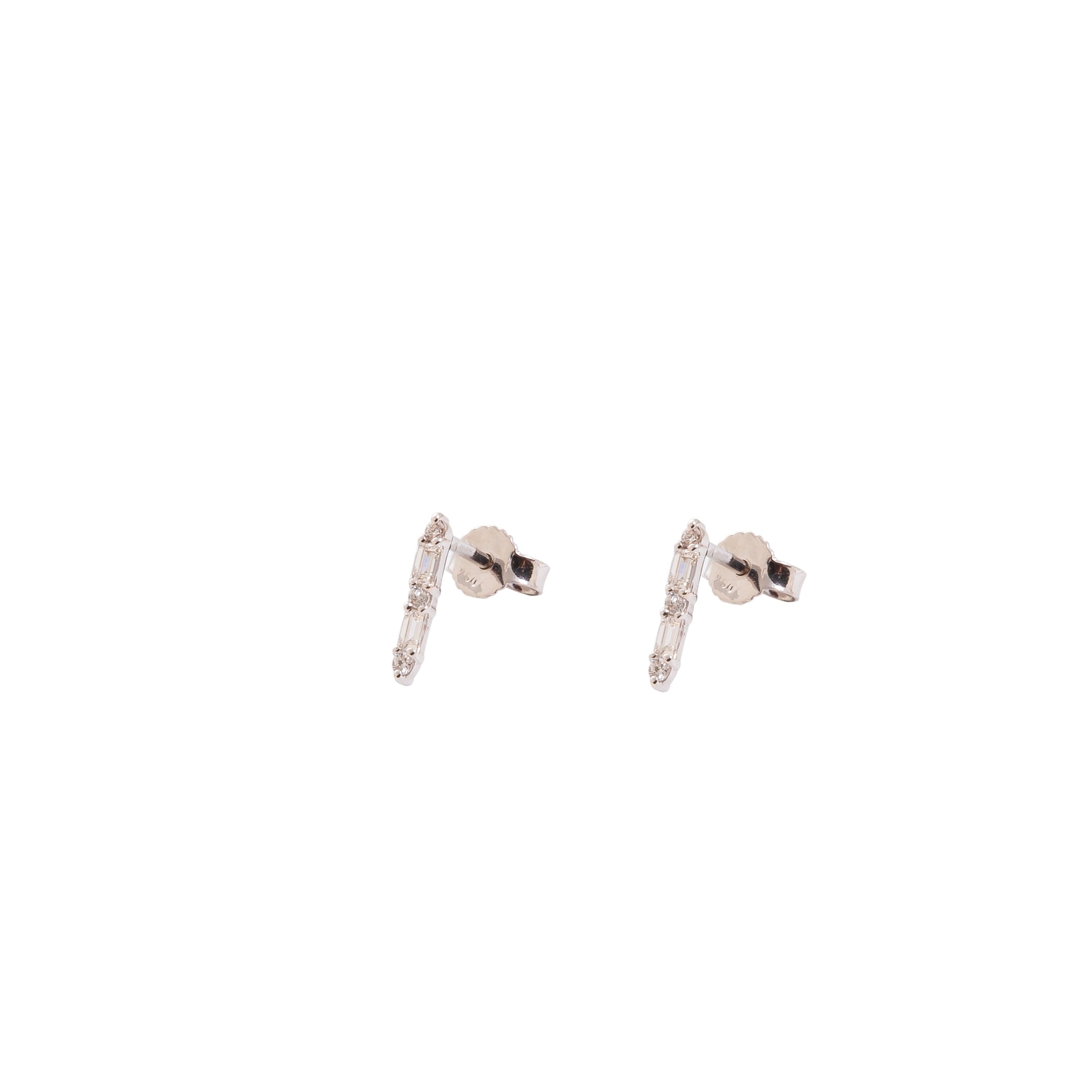Small Bar Earrings Pair