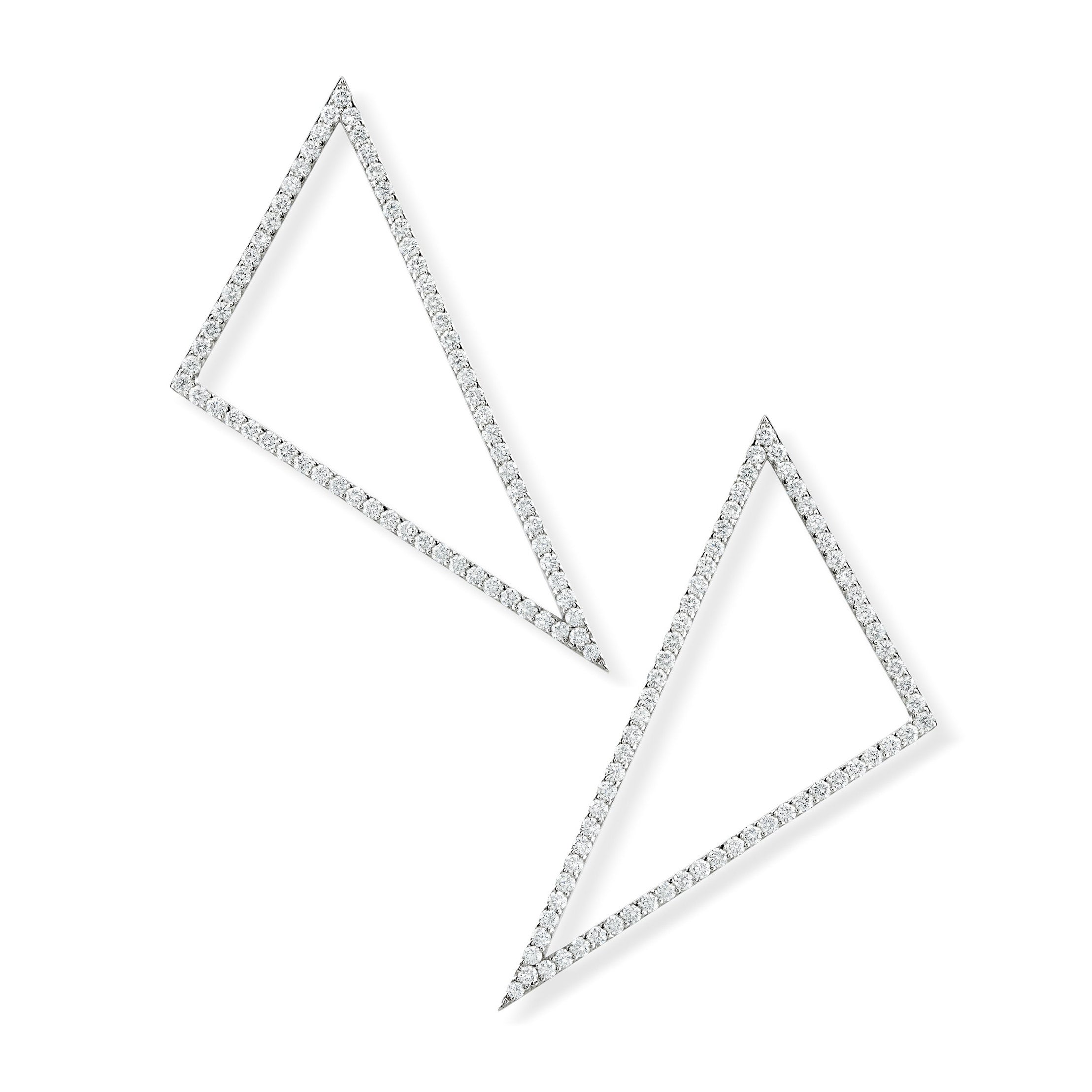 Hinge Triangle Earrings