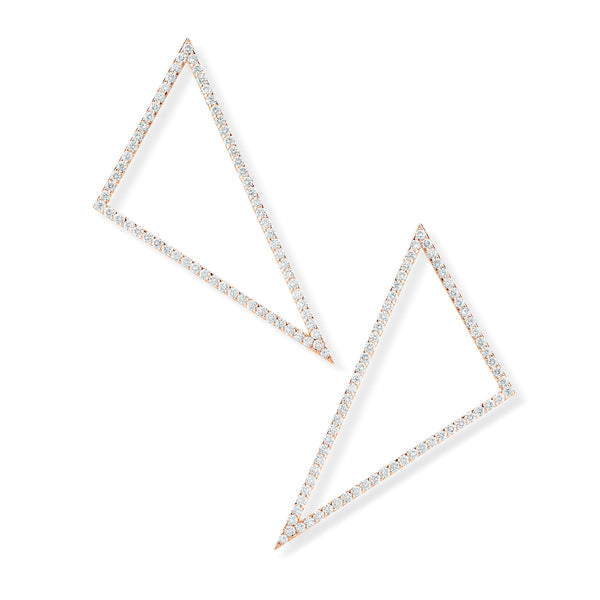 Hinge Triangle Earrings