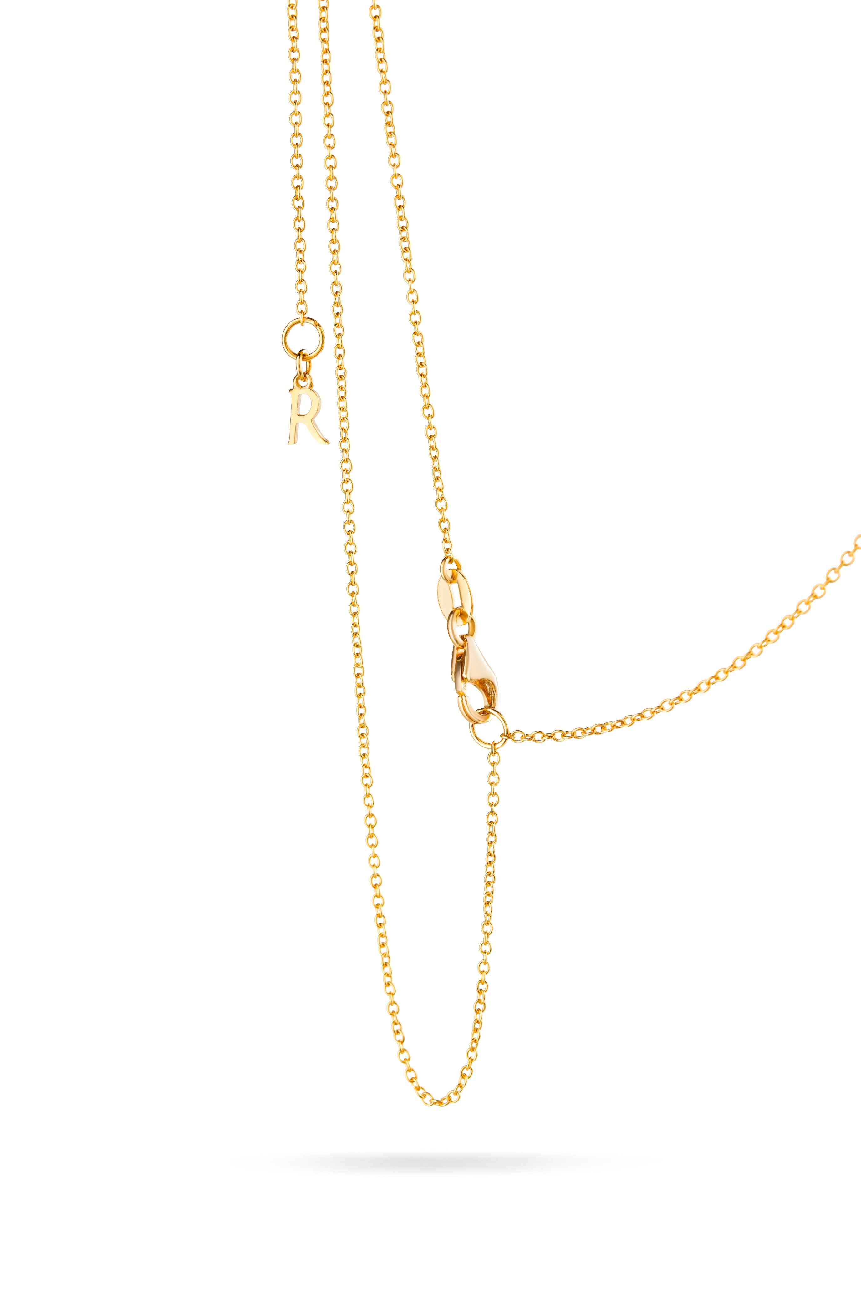 Turquoise and Diamond Luna Necklace