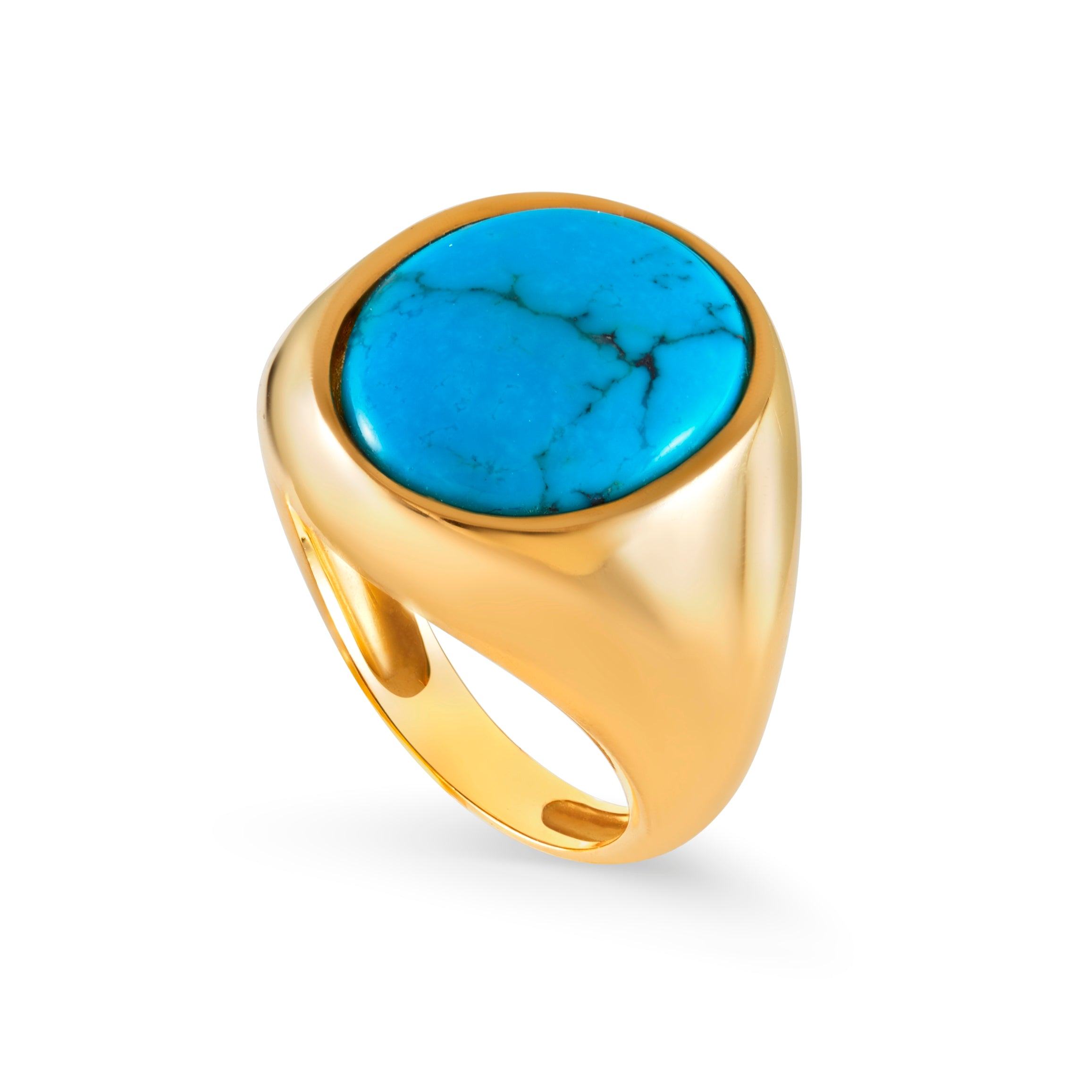 Bomba Turquoise Signet Ring
